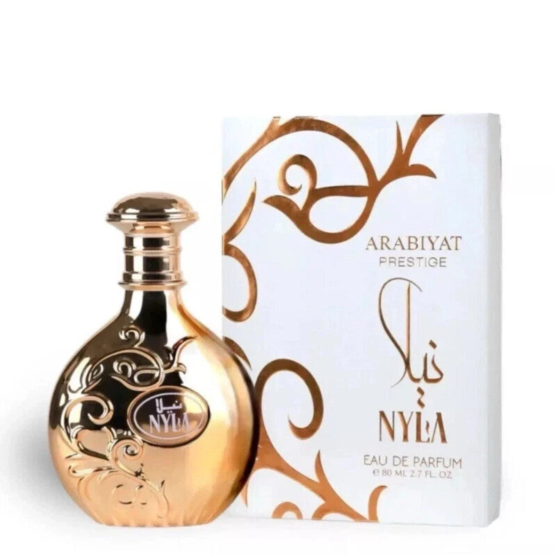 Arabiyat Prestige Nyla Eau de Parfum, 80ml, Luxury Unisex Fragrance Perfume Gift