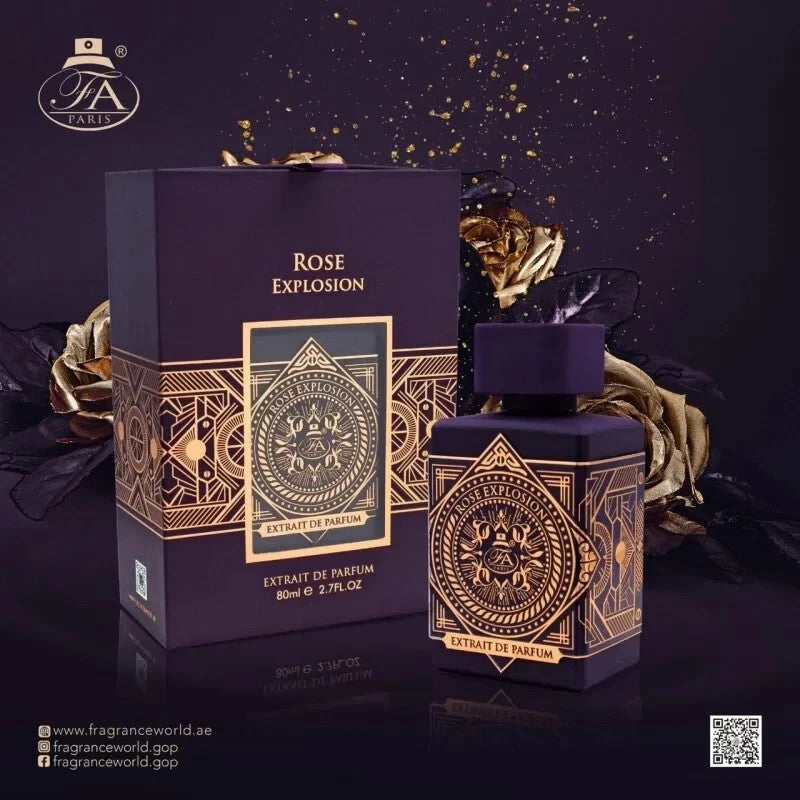 Rose Explosion Extrait de Parfum Unisex 2.7 Fl Oz 80ml By French Avenue