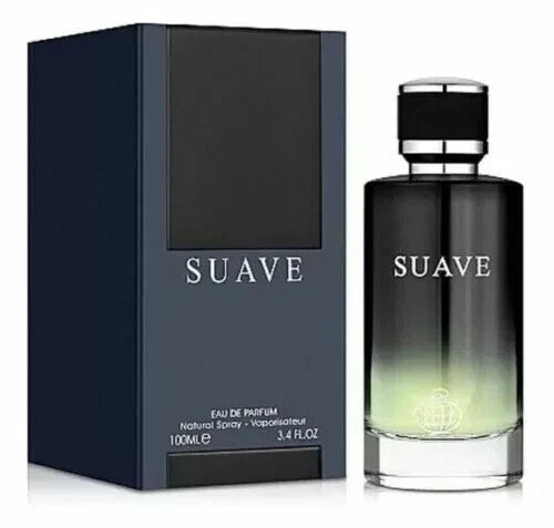 Suave Eau de Parfum 100ml by Fragrance World Men's Long Lasting Scent Free Deo