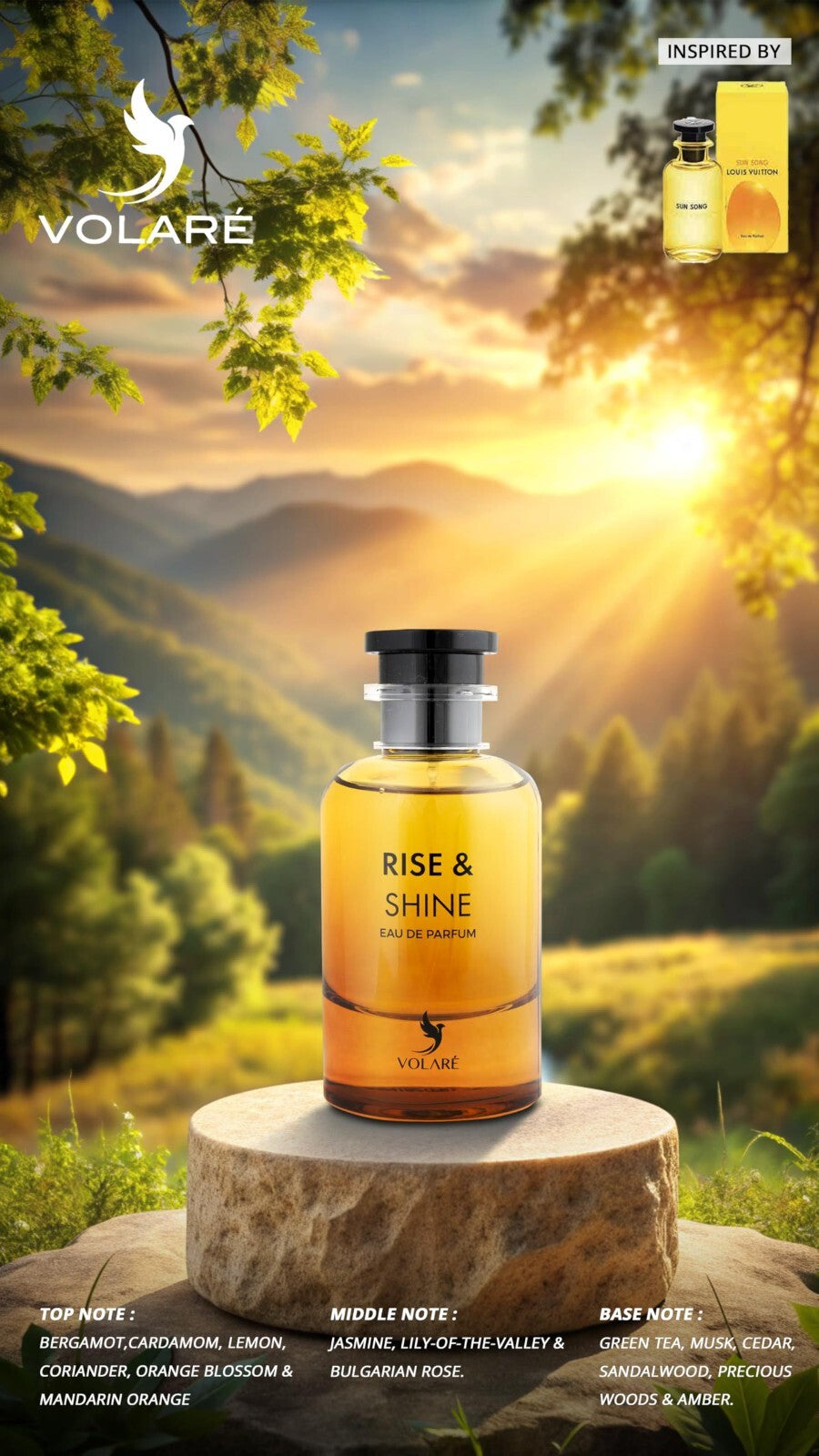 Rise & Shine 100ml EDP by Volare