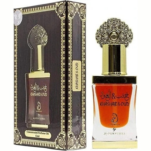 Arabiyat Khashab & Oud Brown Concentrated Perfume Oil For Women and Men (Unisex)