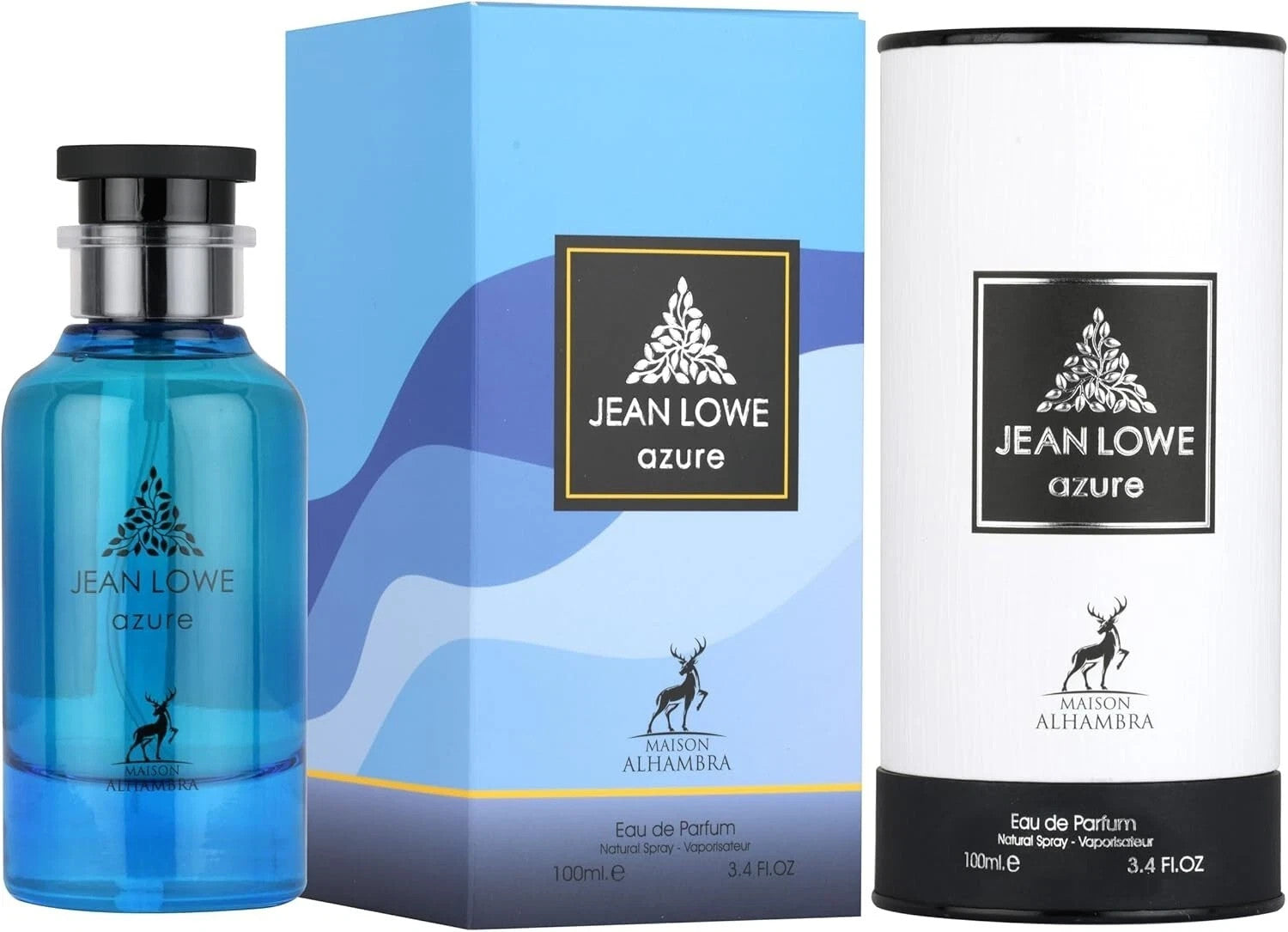 Jean Lowe Azure by Maison Alhambra EDP 100ml Elegant Long-Lasting Unisex Perfume