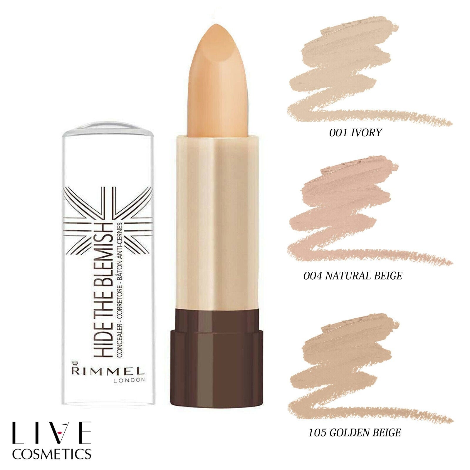 RIMMEL London Hide the Blemish Concealer Stick - Creamy Easy Blend *ALL SHADES*