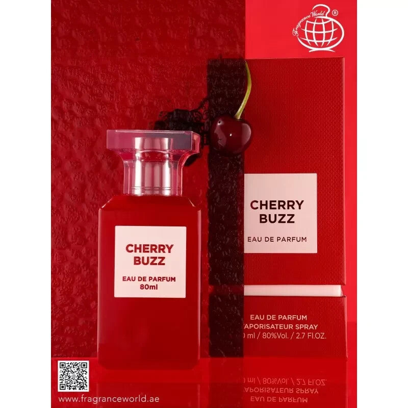 Cherry Buzz | Eau De Parfum | 80ml | Long Lasting Scent EDP