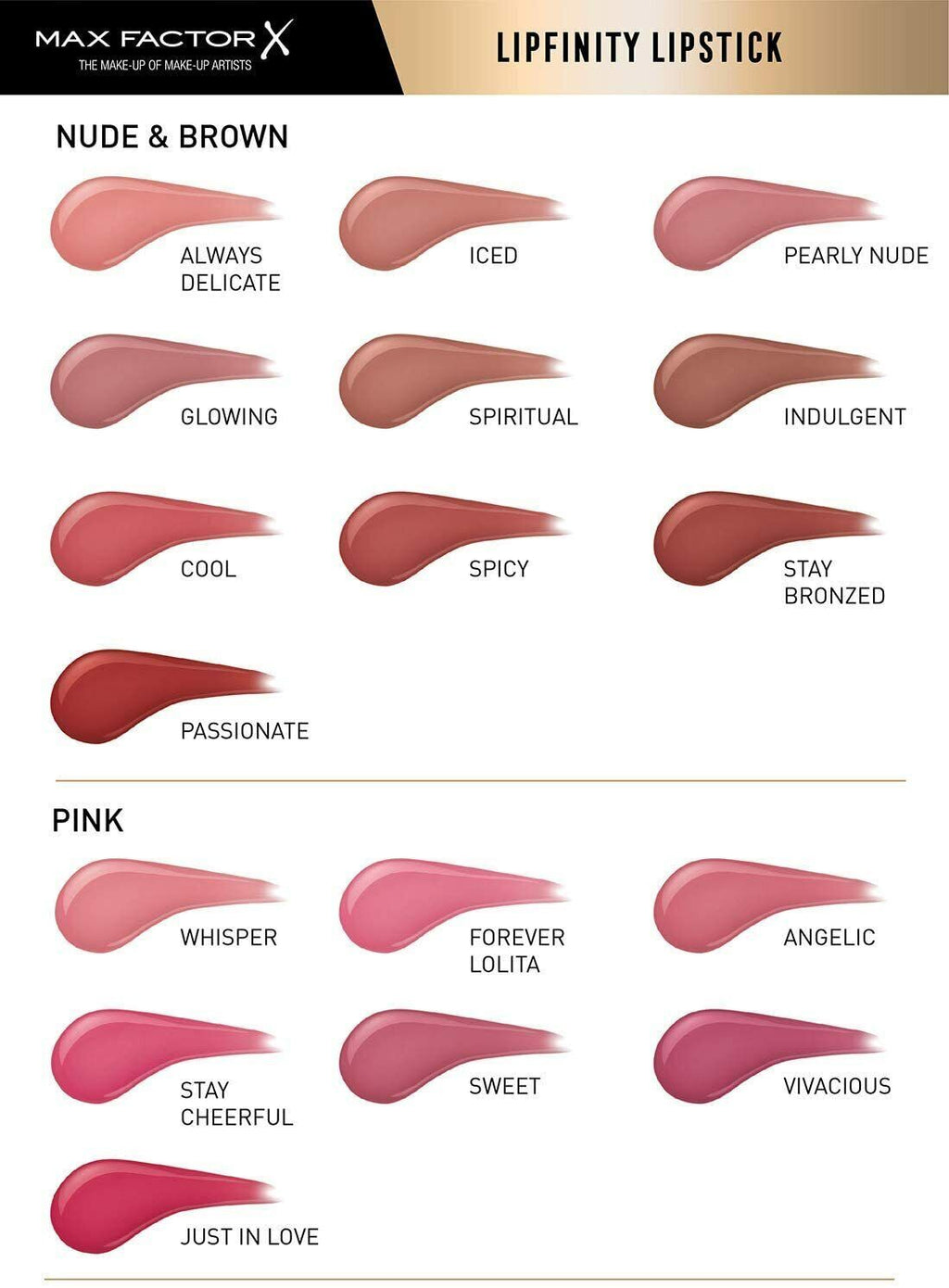 MAX FACTOR Lipfinity 2 Step Lip Colour + Top Coat 24Hrs Lip Tint Lipstick *NEW*