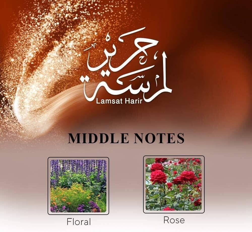 Arabiyat LAMSAT HARIR Concentrated Perfume Oil Alcohol Free Attar 12ml NEW