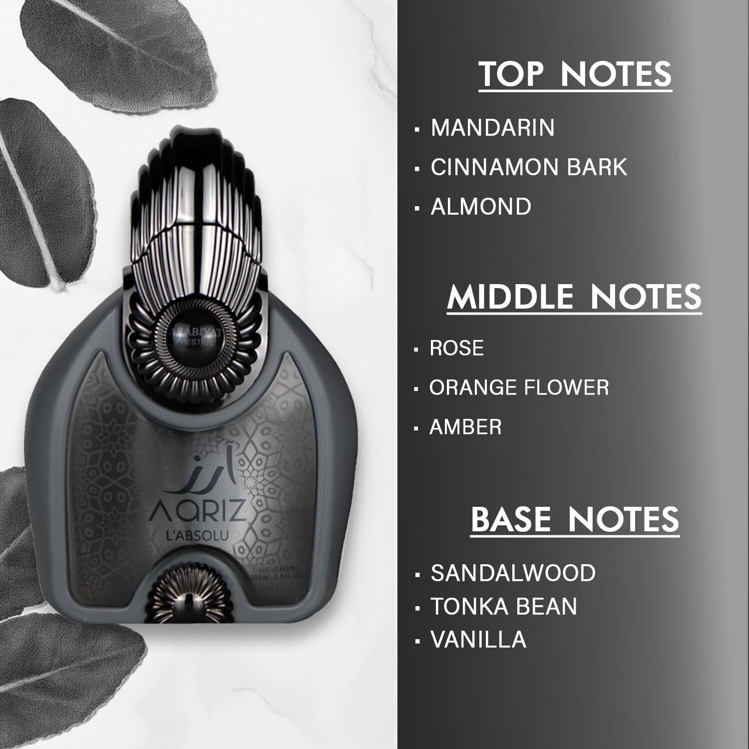 Arabiyat Aariz L'Absolu Perfume EAU De Parfum 100ml Fragrance Luxury Unisex