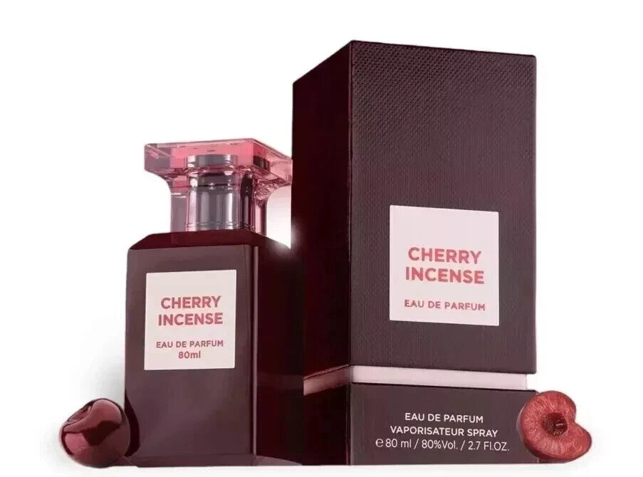 Cherry Incense Eau De Parfum | 80ml Long Lasting Scent