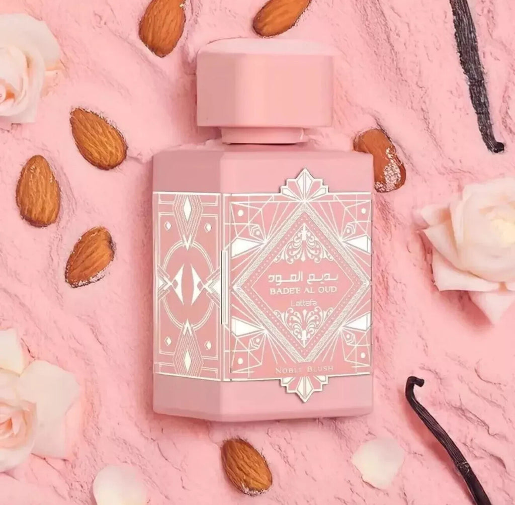 Badee Al Oud Noble Blush 100ml EDP by Lattafa Perfume Long Lasting Arabic Scent