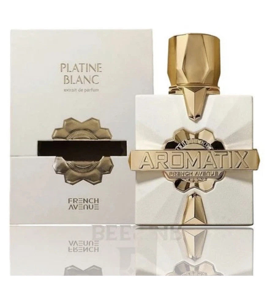 Platine Blanc Extrait De Parfum 100ml Perfume By Aromatix X French Avenue NEW