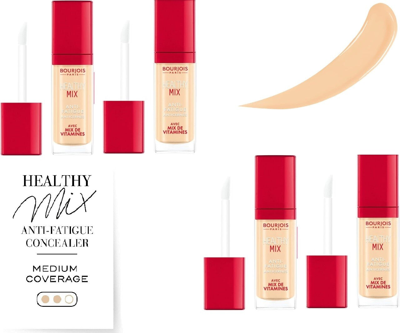 BOURJOIS Healthy Mix Anti-Fatigue Concealer with Vitamins *CHOOSE YOUR SHADE*