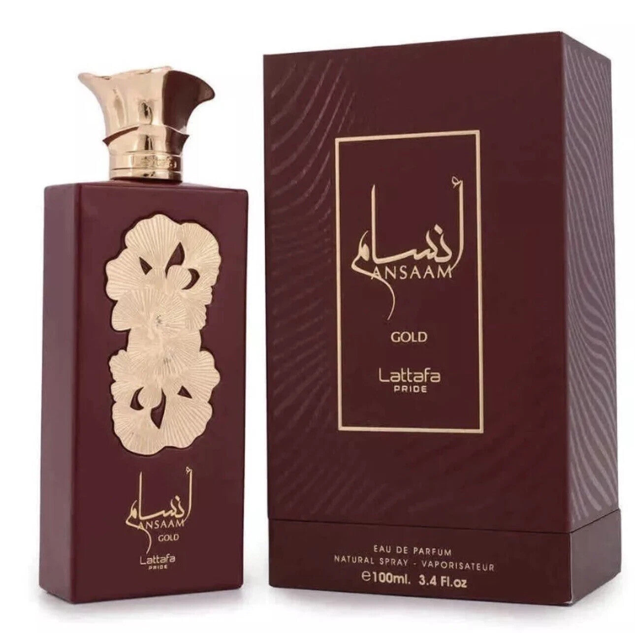Ansaam Gold EDP 100ml by Lattafa | Unisex Arabian Perfume Long Lasting Fragrance