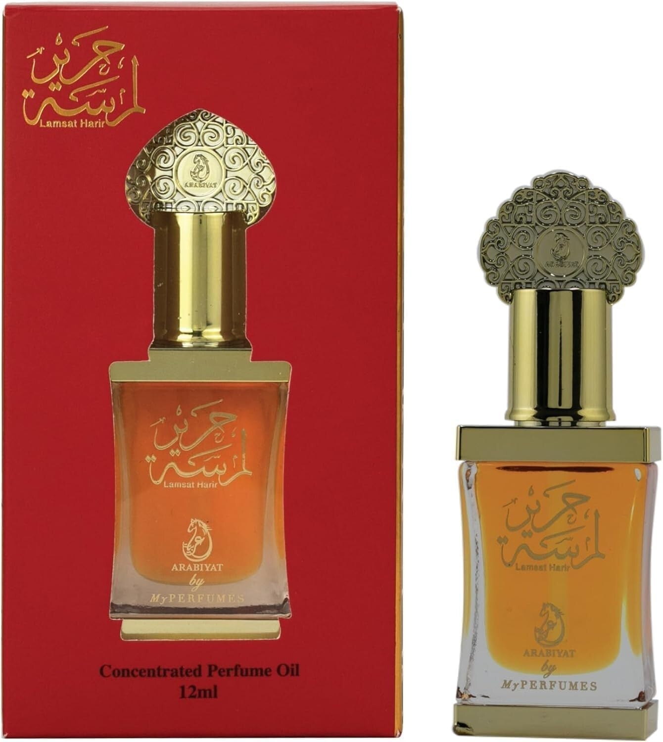 Arabiyat LAMSAT HARIR Concentrated Perfume Oil Alcohol Free Attar 12ml NEW