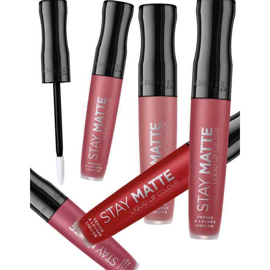 RIMMEL Stay Matte Liquid Lip Velvet Matte Lipstick, Full Cover *CHOOSE SHADE*