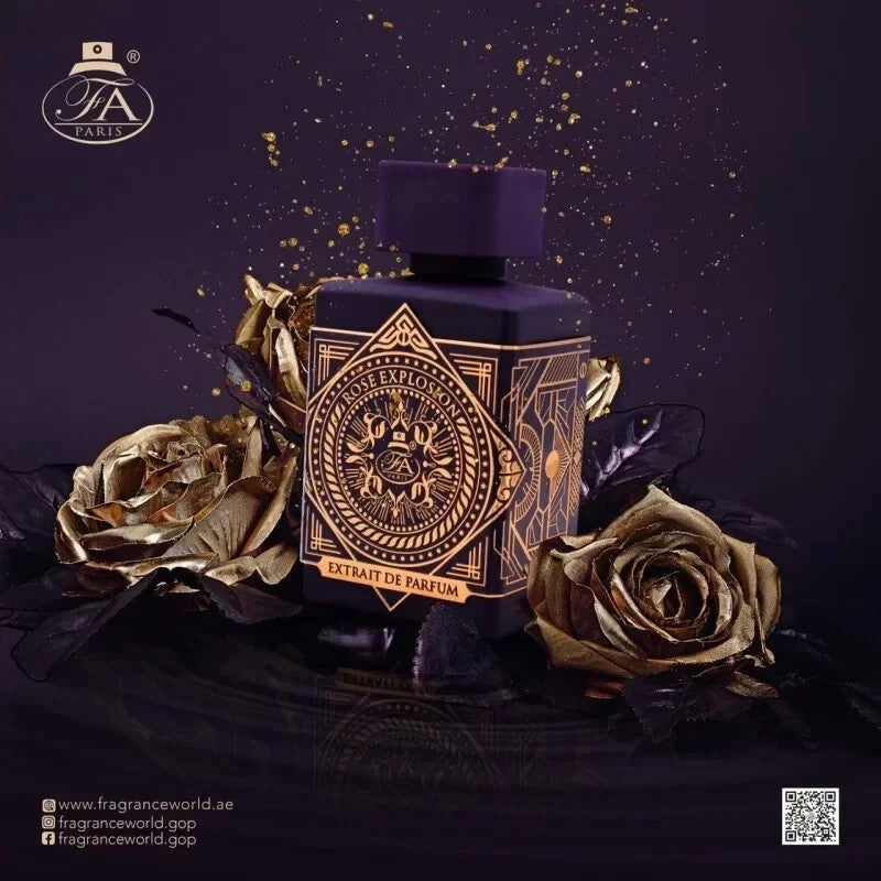 Rose Explosion Extrait de Parfum Unisex 2.7 Fl Oz 80ml By French Avenue