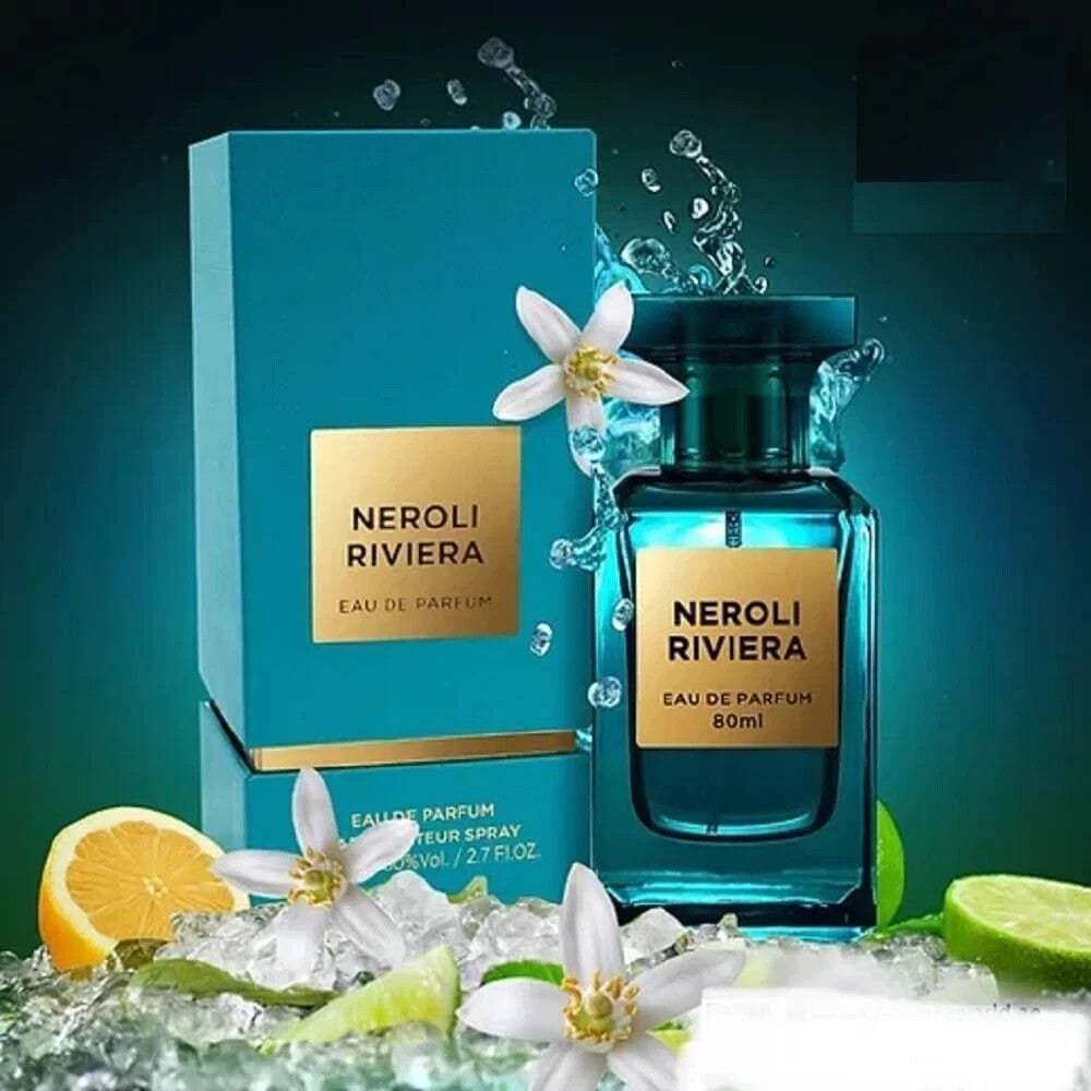 Neroli Riviera EDP 80ml By Fragrance World Unisex Fresh Citrus & Floral Perfume