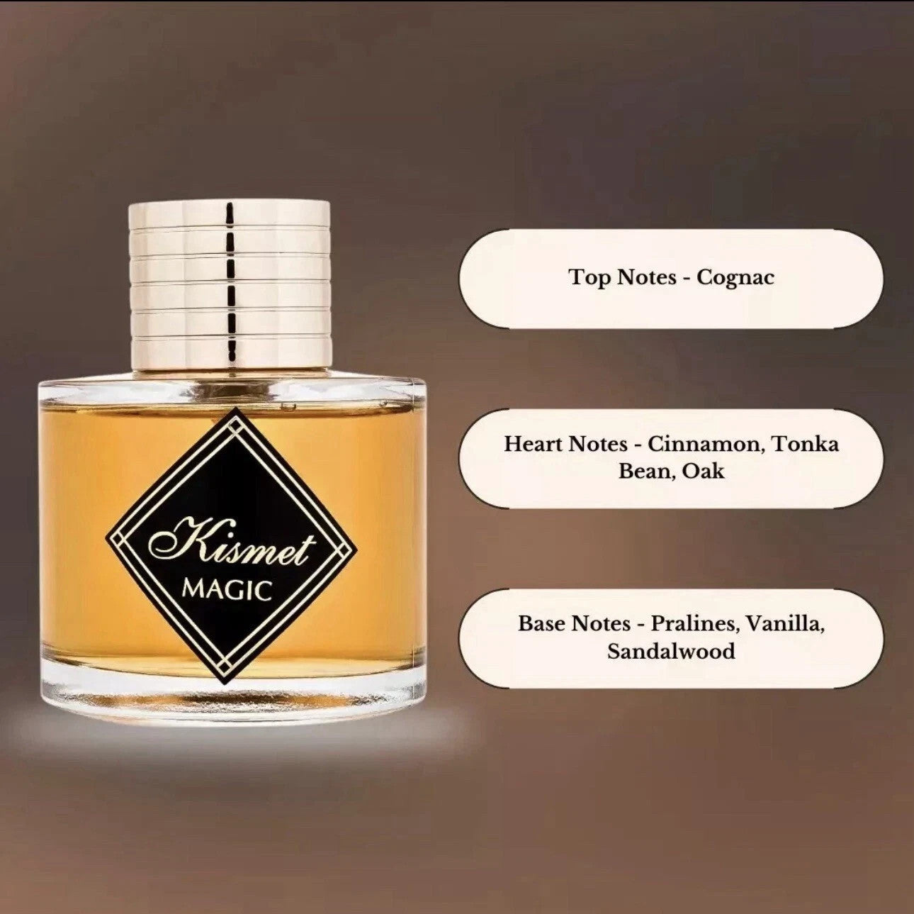 Kismet Magic | 100ml Eau De Parfum | Unisex Warm Vanilla | By Maison Alhambra