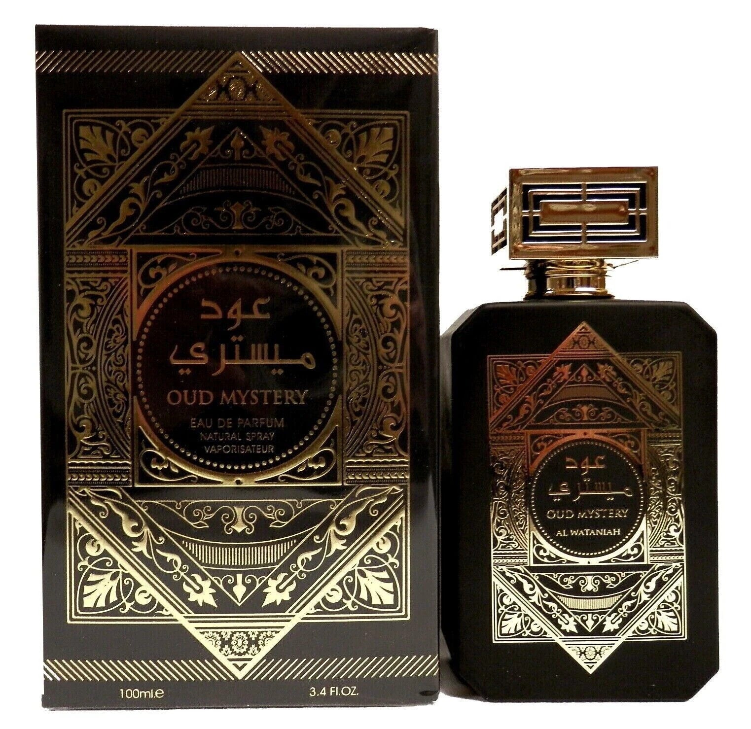 Oud Mystery Intense Woody Scented EDP Perfume By Al Wataniah For Unisex 100ML