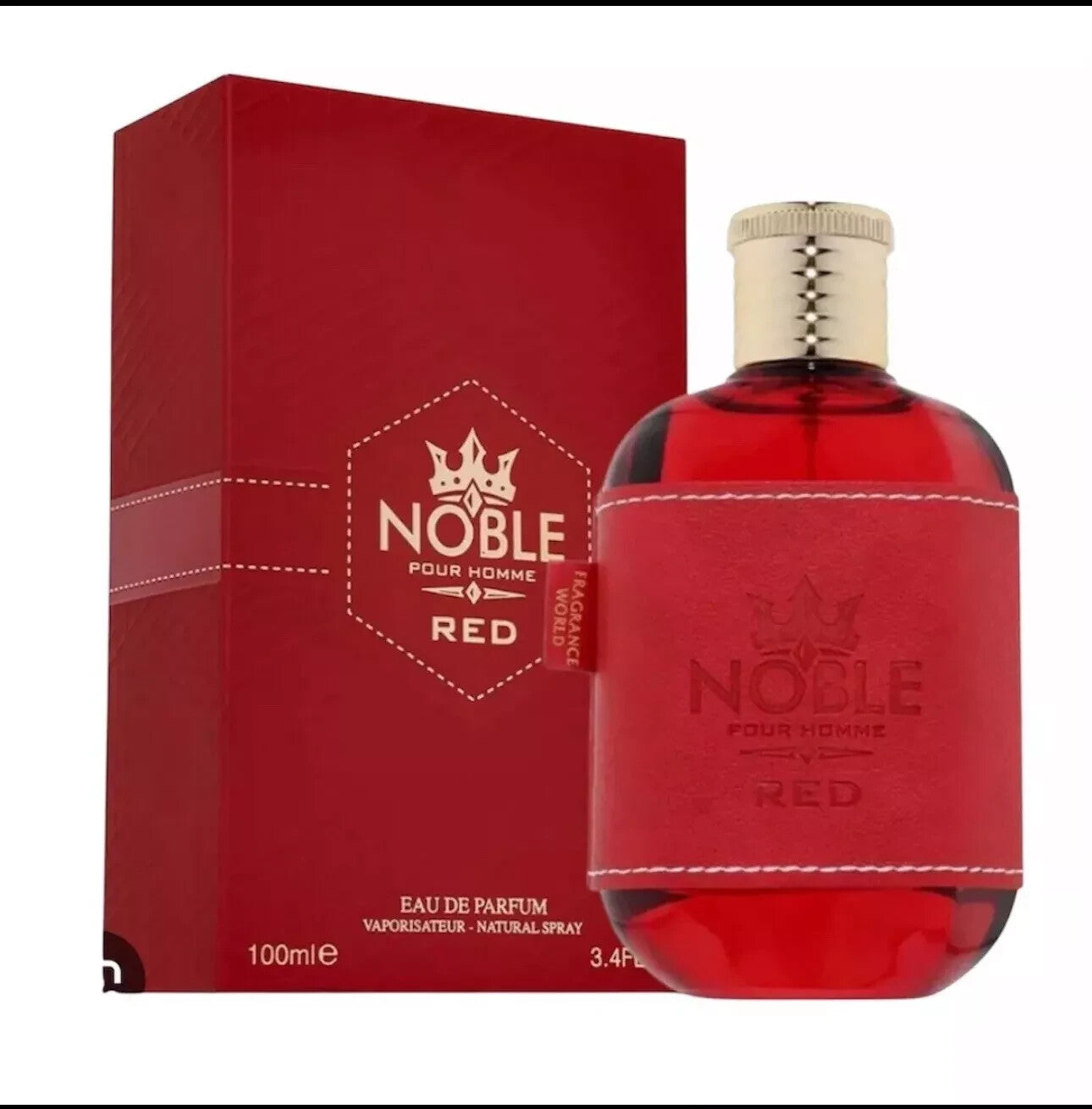 Noble Red Pour Homme | Eau De Parfum 100ml by Fragrance World