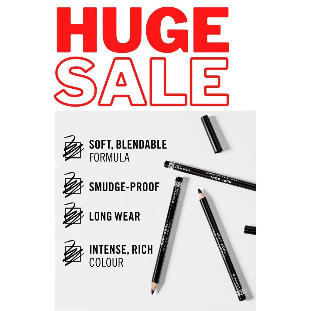 RIMMEL London Soft Kohl Kajal Professional Eyeliner Pencil *ALL SHADES*