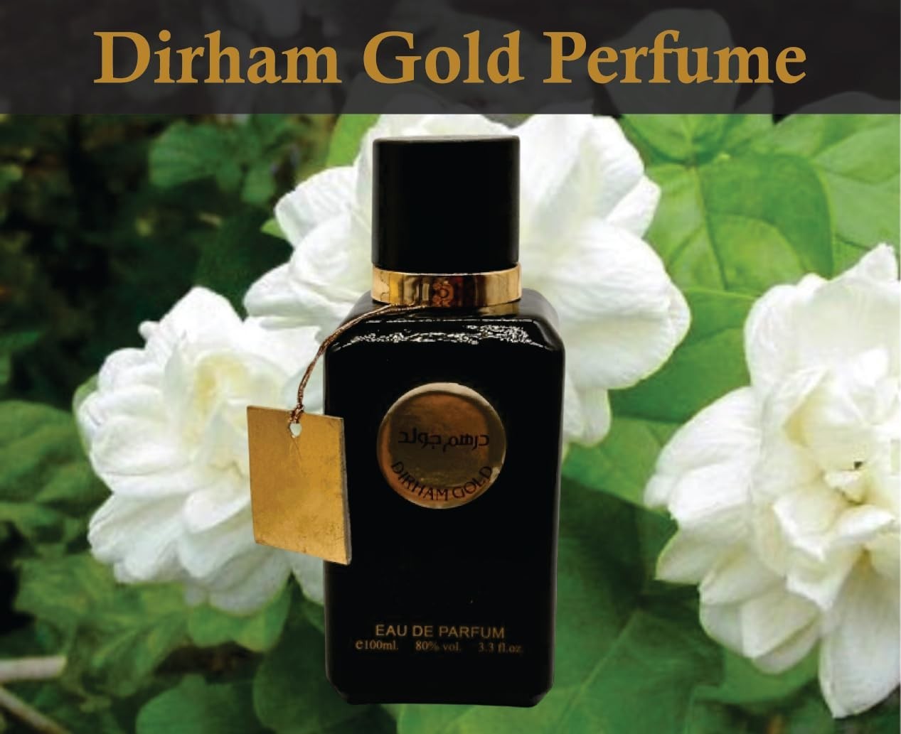 Dirham Gold OUD Unisex Perfume EDP by Manasik Arabic Fragrance Nice Smell 100ml