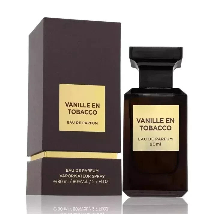 Vanille En Tobacco 80ml EDP  Perfume Unisex Fragrance Spray Sweet Scent