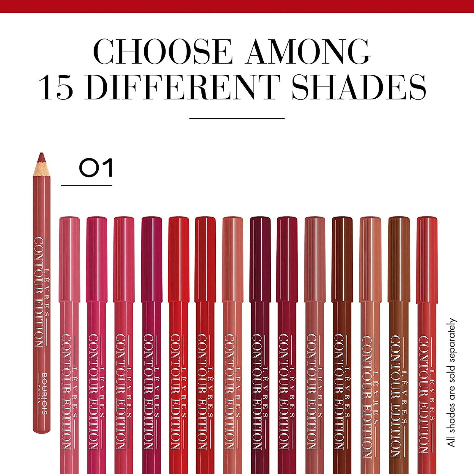 BOURJOIS Levres Contour Edition Contouring Lip Liner Pencil NEW *CHOOSE SHADE*