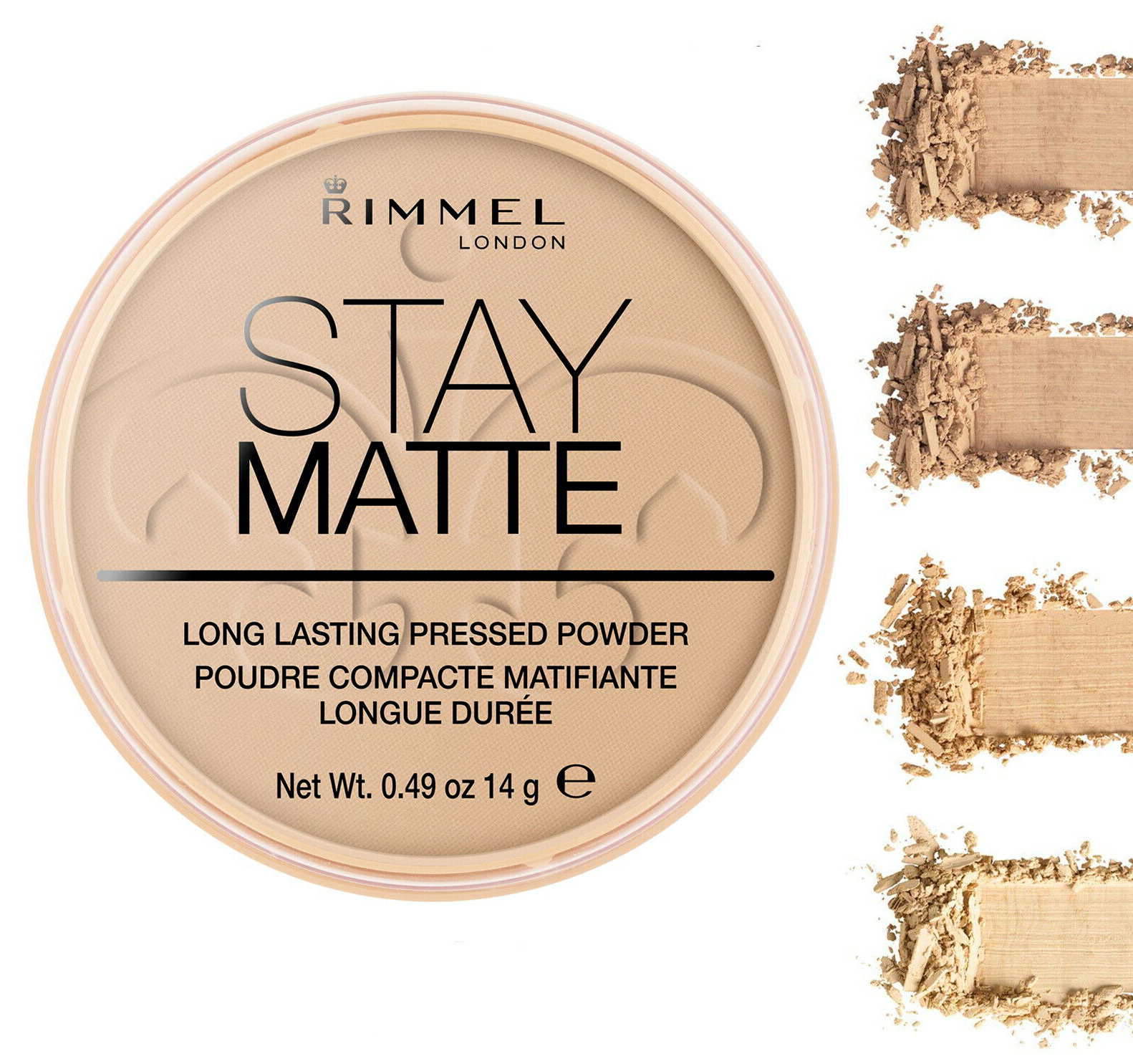 RIMMEL London Stay Matte Long Lasting Shine Pressed Face Powder 14g *ALL SHADES*
